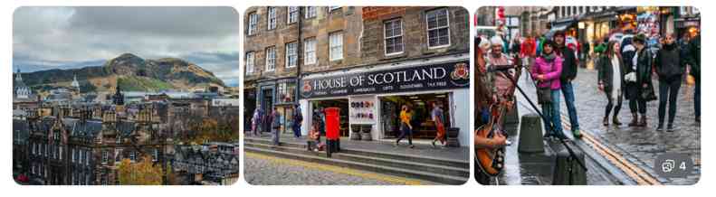 Edinburgh Castle and the Royal Mile